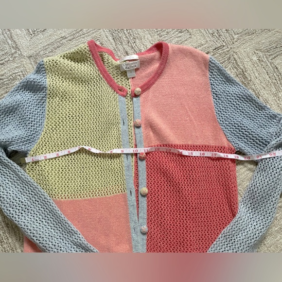 Christopher & Banks. Color block knit sweater 🩷 - Picture 3 of 8